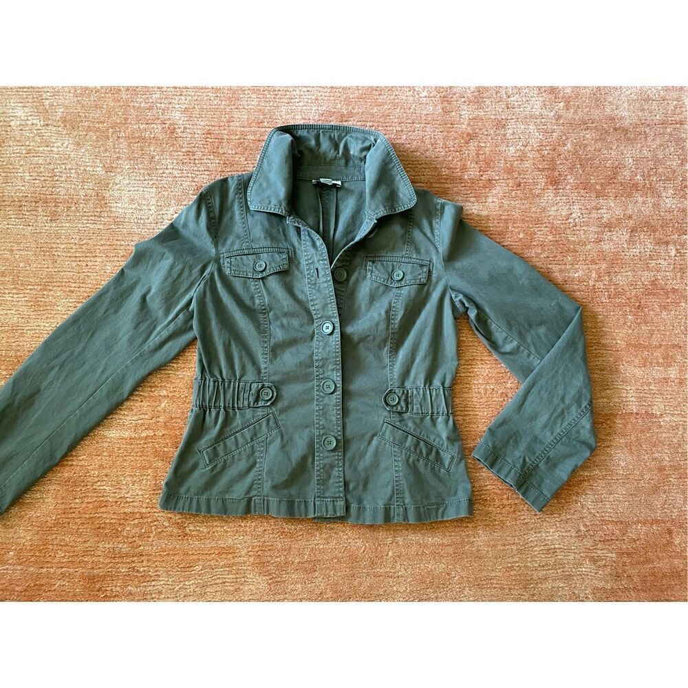 Loft Ann Taylor Jacket Women’s Military Green M
